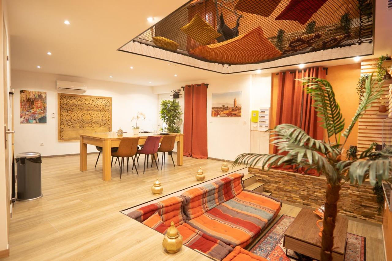 Capsule Marrakech I Chicha I Sauna I Balneo I Console Ps5 I Cinema Trith-Saint-Leger Zewnętrze zdjęcie